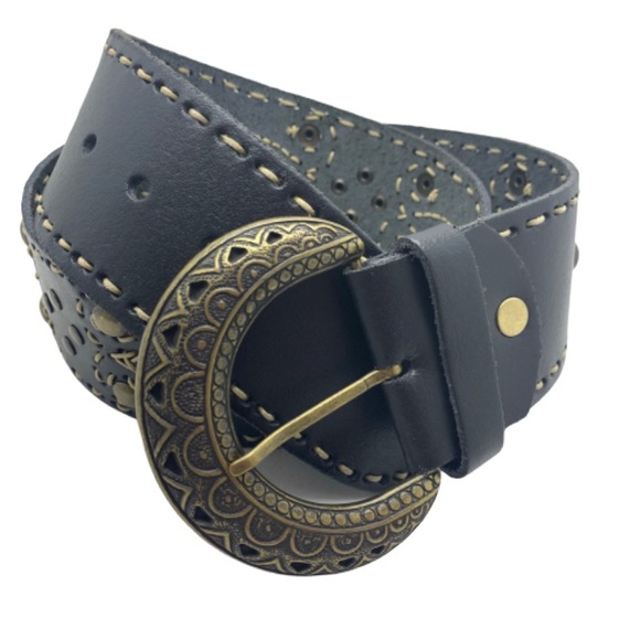 J’IDEE Genuine Leather Belt Made in Italy Size L - Picture 1 of 5